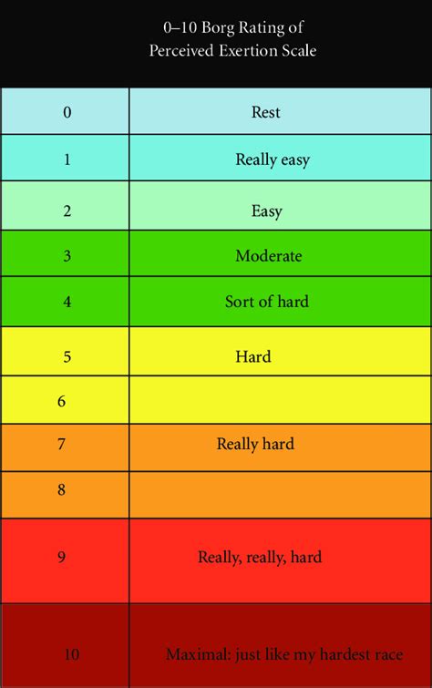 borgs perceived exertion and pain scales Doc